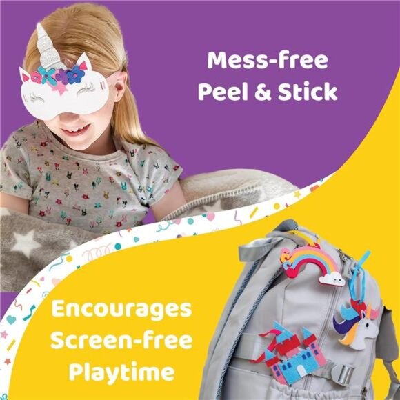 Unicorn Crafts for Kids Ages 4-8,8-in-1Unicorn Gifts for Girls,Unicorn Craft Kit - Picture 2 of 6